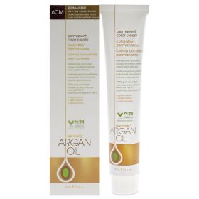 Argan Oil Permanent Color Cream - 6CM Dark Rusty Copper Blonde