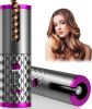 Unbound Cordless Auto Rotating Ceramic Hair Curler USB Rechargeable Automatic Curling Iron LED Display Temperature Wave Curler, Grey